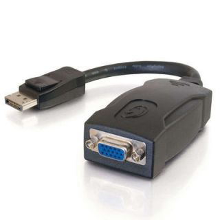 Cables To Go 54129 8in DisplayPort Male to HD15 VGA Female Adapter 