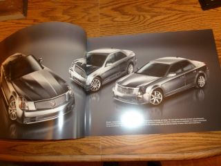 Cadillac cts V STS V XLR V Original Sales Brochure Book 2006 cts V 