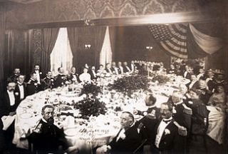 dinner in honor of admiral campion at delmonico s in 1906