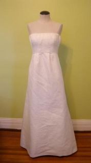 new j crew cotton cady erica gown color ivory size 10  