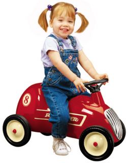 Radio Flyer 8 Little Red Roadster Ride on Car Kids Toy