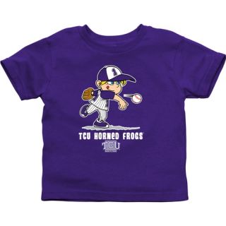 TCU Horned Frogs Infant Boys Baseball T Shirt Purple
