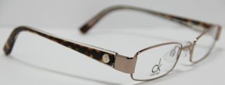 New Calvin Klein eyeglasses CK 5240 272 Gold Havana Frame Authentic 