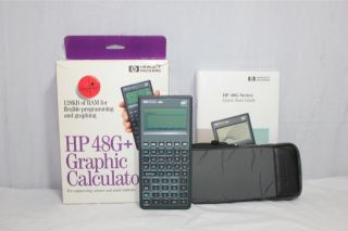 HP 48g Plus Graphing Calculator w Manual Box Case