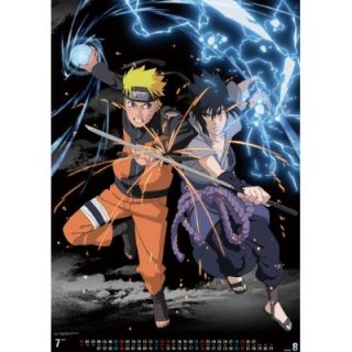 Naruto Shippuden 2012 Wall Calendar Type B Japan Anime New SEALED 