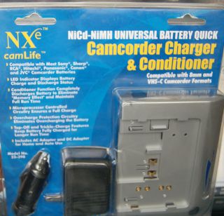   Digital Camera & Camcorder Ni MH NiCd 8mm VHS C Charger SONY SHARP