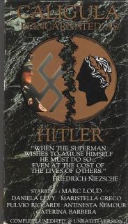Caligula Reincarnated as Hitler VHS Unedited Unrated
