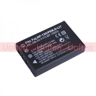   7V 2200mAh NP 120 NP120 Rechargeable Battery for Fuji Camera Camcorder