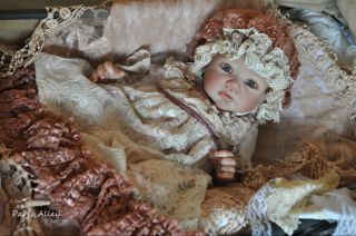 Spring Blossom Vintage Inspired Hat 4 Reborn Baby Doll