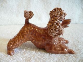   Spaghetti Poodle Dog Figurine Jane Callender Calif Art Pottery
