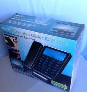 SHIFT3 EXECUTIVE CALLER ID PHONE WITH LCD LUMINESCENT TOUCH PAD