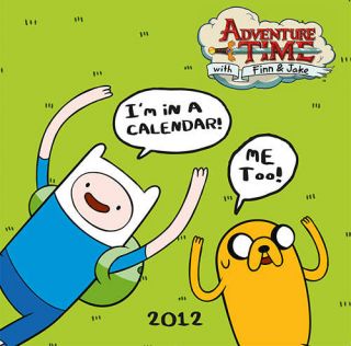   time 2012 wall calendar this is a 2012 calendaradventure time wall