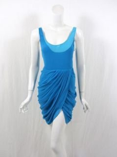 Camilla and Marc Womens Deka Mid Blue Dress 4 $490 New