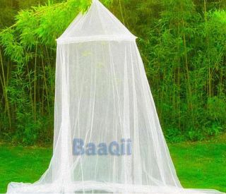 White Lace Princess Girls Bed Canopy Mosquito Net Netting Bedroom 
