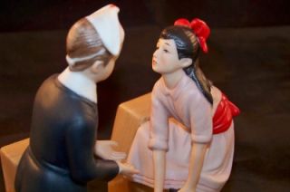 Norman Rockwell First Dance Figure Made in Japan Vintage MIB 