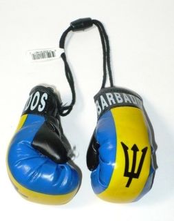  Barbados Flag "Mini Boxing Gloves"