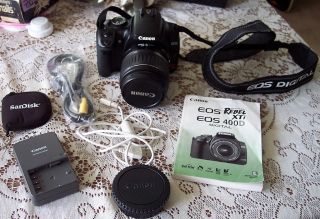 Canon EOS Digital Camera Rebel XTi 1 Lens EFS 18 55mm Accessories 