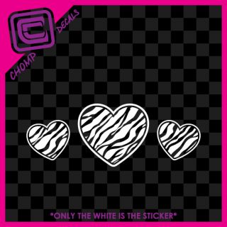   Hearts Girly Cute Love Sexy Car Rock Vinyl Decals Stickers