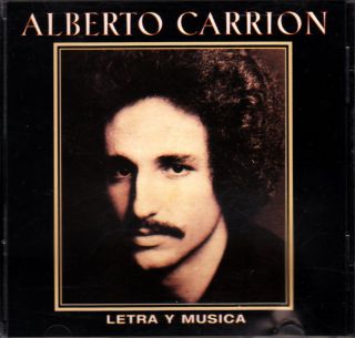 Alberto Carrion Letra Y Musica Puerto Rico CD 70s RARE