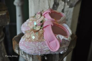 Spring Morning Vintage Toddler Reborn Baby Doll Shoe