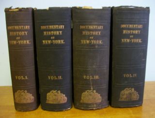  History of New York State by E B OCallaghan 4 Vols Illus 1849