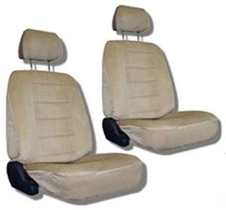 Tan Car Auto Truck Seat Covers w Head Rest Covers 5