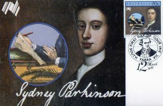   Parkinson Botanist M Card Australia 1986 Captain Cook CXL
