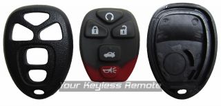 Replacement Remote Key Keyless Fob Case Rubber Button Pad Alarm Remote 
