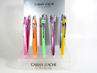 rand new swiss made caran d ache ballpoint pens in your choice of 