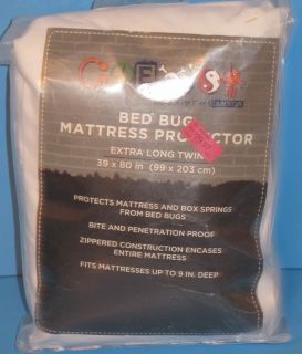   Duty Extra Long Twin Bed Bug Zipper Mattress Protector Coexist Cannon