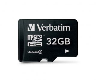 Verbatim MicroSDHC 32GB Speicherkarte, schwarz Computer 