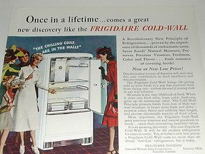 1940 Frigidaire Fridge Ad GM Refrigerator