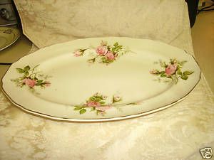 Canonsburg Vintage China Large Platter American Beauty