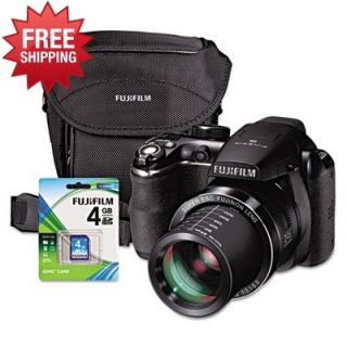 Fujifilm FinePix S4200 14 0 MP Digital Camera Kit Includes Case 4GB 