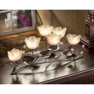   lotus blossoms votive candle holder home decor wedding centerpiece