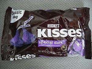 Hersheys Kisses Special Dark Chocolate Candy 12 Oz