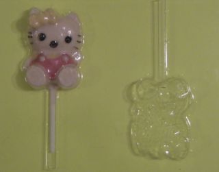Hello Kitty Large Lollipop Chocolate Soap Candy Mold Brand New Free 