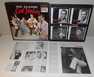 Carl Perkins The Classic Bear Family 5 CD Box Set Book 4000127154941 