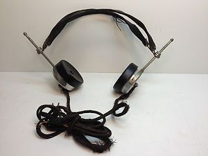 Vintage Camco Cannon Ball Headphones Sphinx Logo Cannon Miller 1920S 