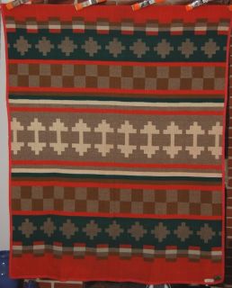 Wool J Capps Sons Shoshone Antique Indian Blanket