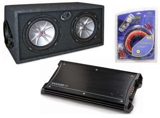 Kicker Subwoofer Car Stereo System DCVR12 ZX750 1 Amplifier 