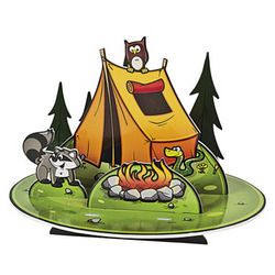   Adventure Centerpiece Camping Birthday Party Supplies Summer
