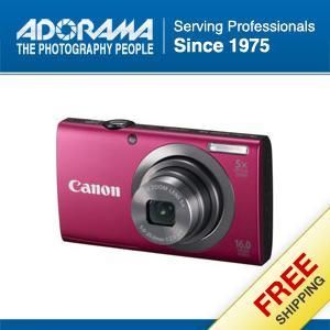 Canon PowerShot A2300 Digital Camera Red 6192B001