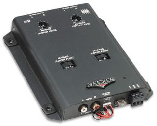 Kicker KX2 Car Audio Crossover 2 Way Boost Knob Active 10 Volts Output 