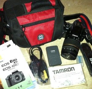 Canon EOS Digital Rebel XTi / 400D Digital SLR Camera Tamron 18 200mm 