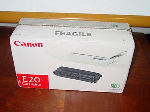 Genuine Canon E20 Black Toner Cartridge NEW OEM Sealed PC300 /400/ 500 