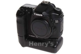 canon eos 40d 10 1 mp dslr camera body w bg e2 grip used $ 1 please 