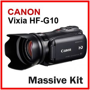 Canon VIXIA HF G10 Camcorder HFG10 Massive Package