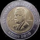 Coins Del Bicentenario Mexico 5 pesos  VARIATIONS OR ERROR 