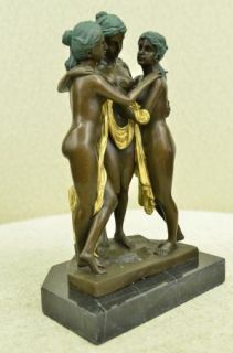   Bronze Sculpture Statue by Canova 12 lbs Figurine Decor Figu